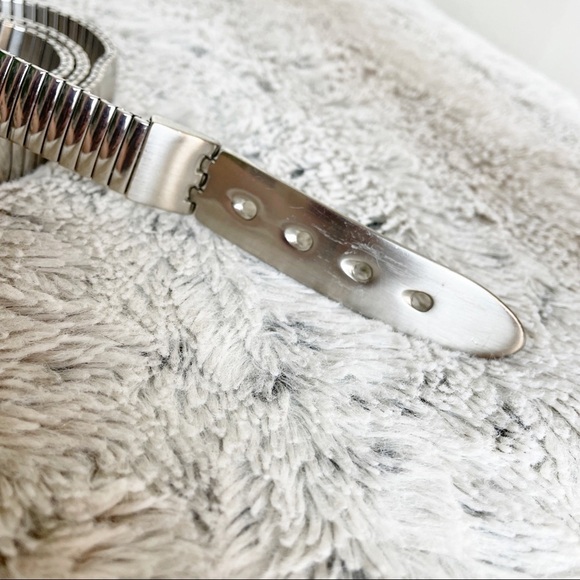 Vintage elastic metal 00’s belt - Picture 5 of 8